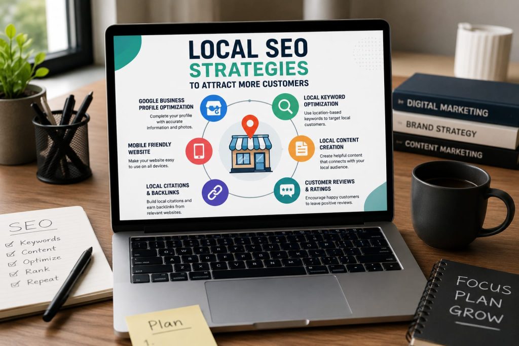 Local SEO Strategies: 10 Powerful Ways to Attract More Customers Local SEO Strategies to Attract More Customers